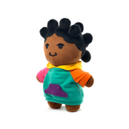 Erykah Bantu Knots Black Girl Plush Doll Toy