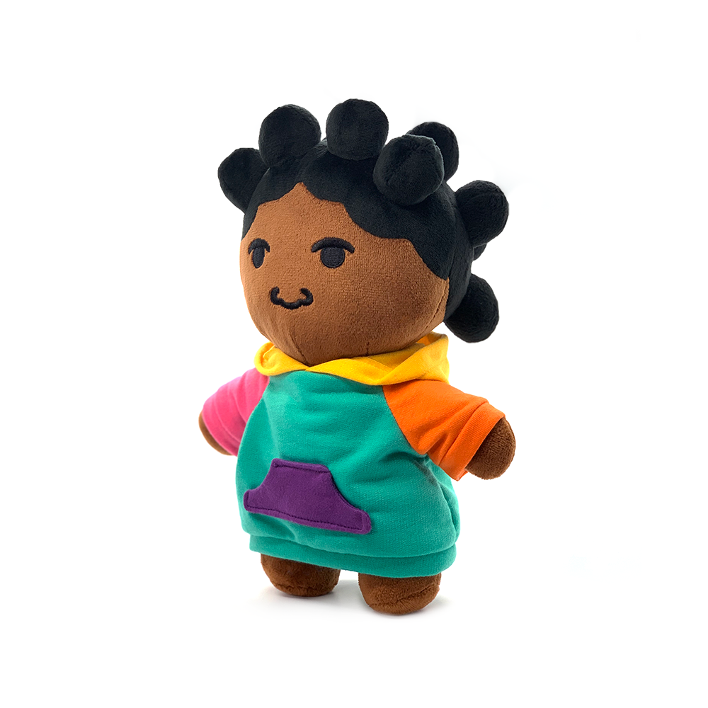 Erykah Bantu Knots Black Girl Plush Doll Toy