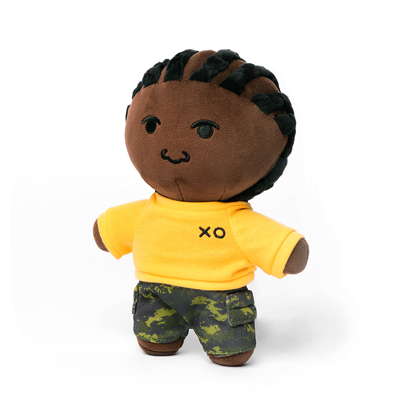 Ky Cornrows Black Gender Neutral Plush Doll Toy – Zuri & Dre