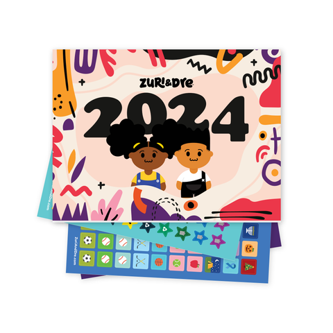 2024 Calendar Square Stickers – STERLING INK