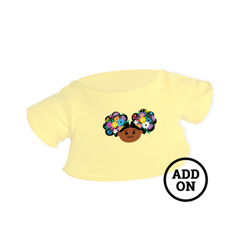 (Add-On) Zuri Flower Afro Puffs Doll Shirt Design