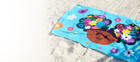 NEW! Microfibre beach towels so soft you could cuddle