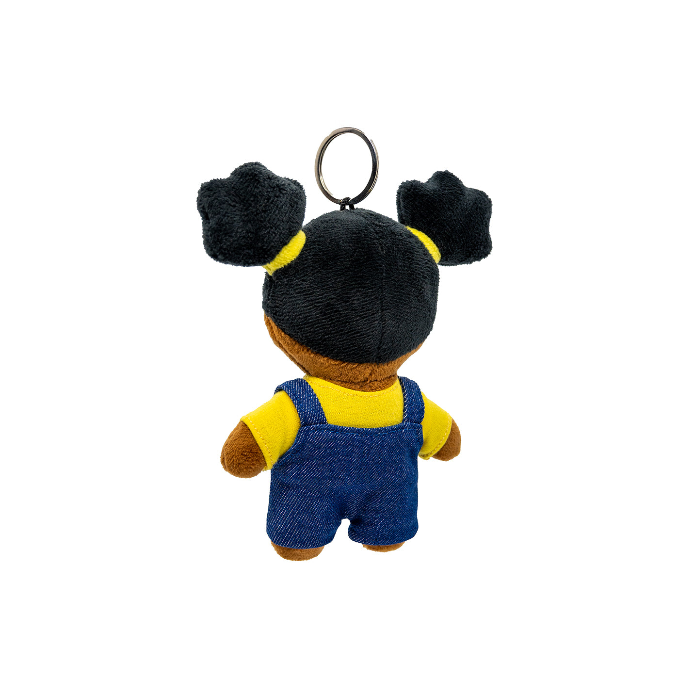 Zuri "LaZuzu" Black Girl Afro Puffs Plush Keychain Bag Charm