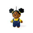 Zuri "LaZuzu" Black Girl Afro Puffs Plush Keychain Bag Charm