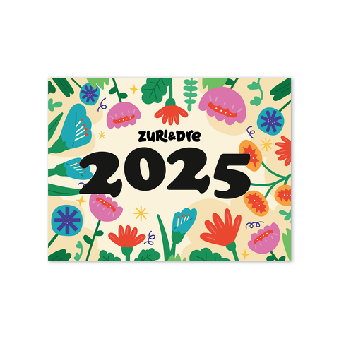 Calendrier mural et autocollants pour agenda 2024