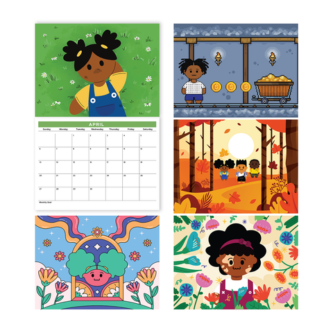 2025 Zuri & Dre Wall Calendar