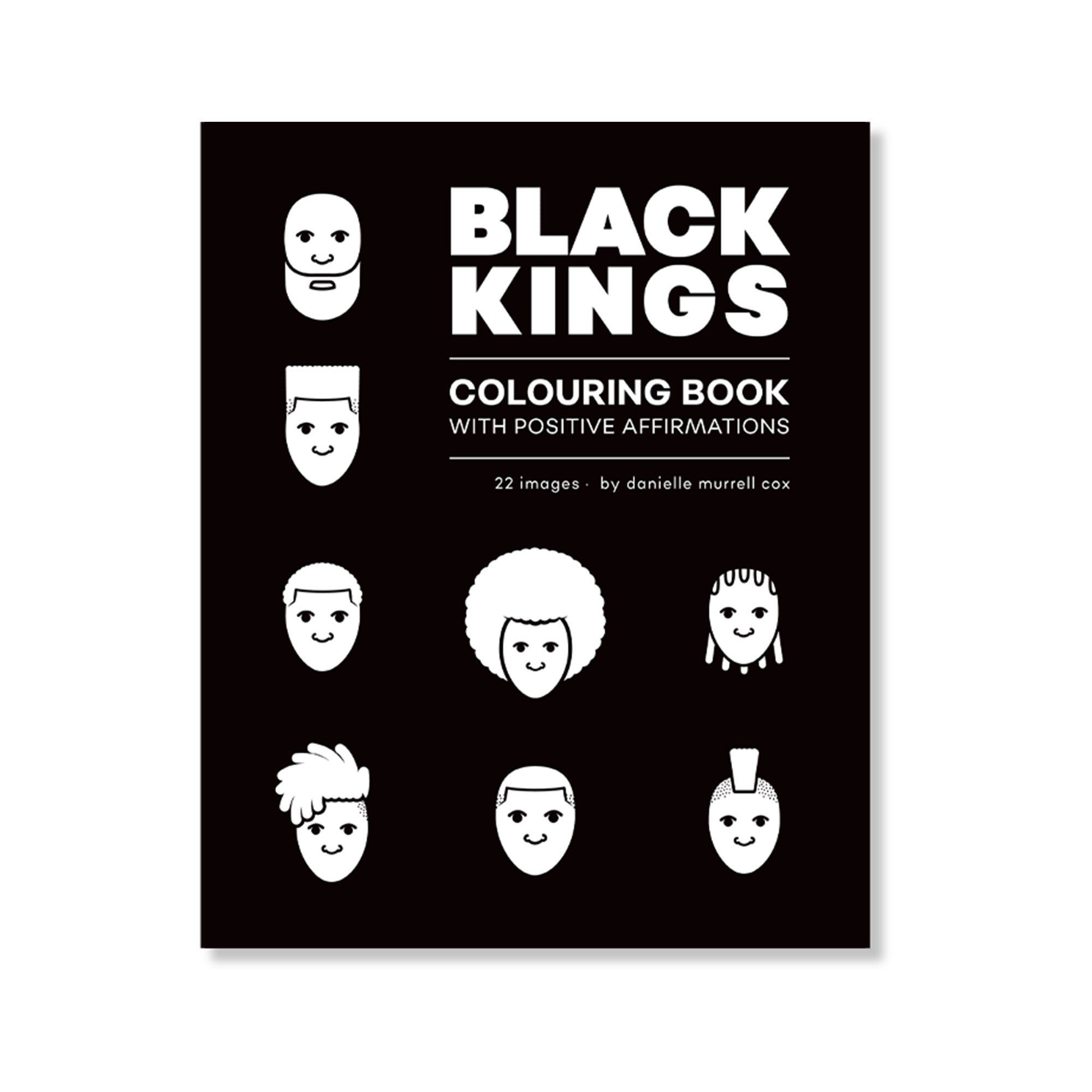 Black Kings Boy Colouring Book