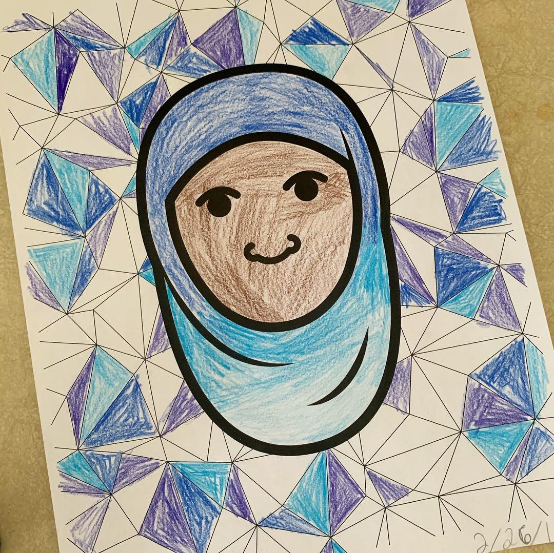 Black Queens Girl Colouring Book