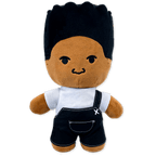Dre Hightop Fade Black Boy Plush Doll Toy