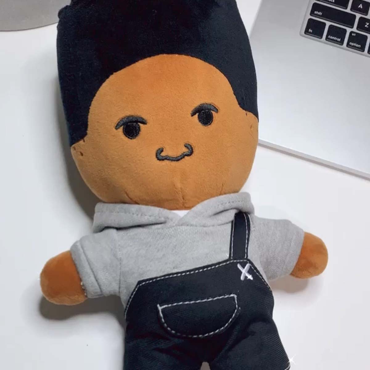 Heather Grey Plush Doll Hoodie